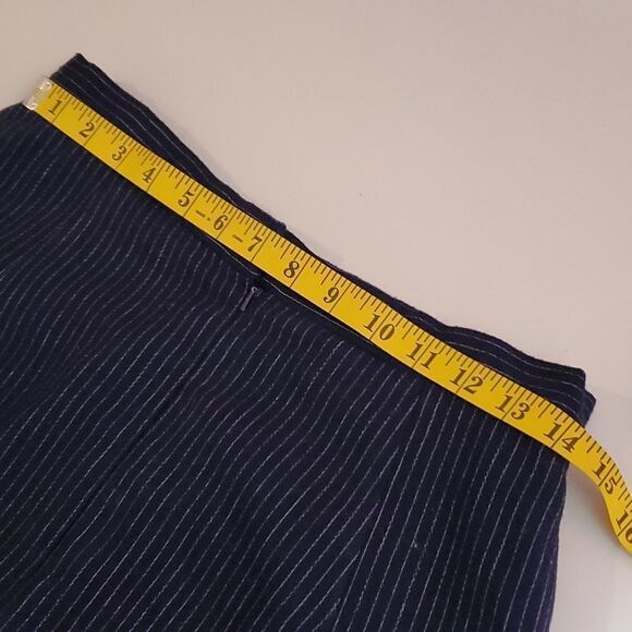 Debenhams, New, Size 16 GB - Blue and White Pinstripes - Wool - Picture 7 of 11